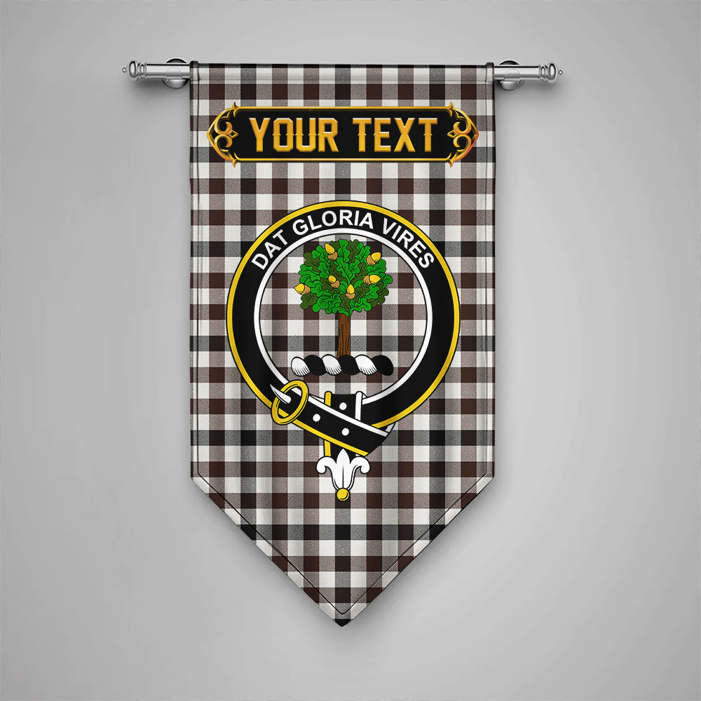 Hogg Modern Clan Badge Tartan Gonfalon Personalize