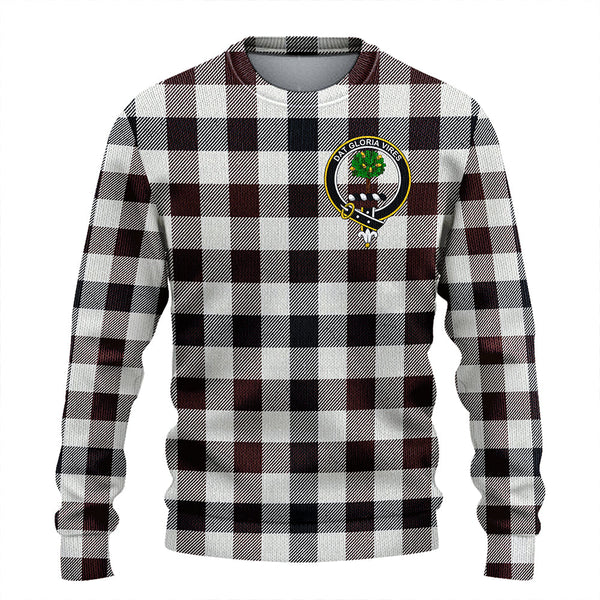 Hogg Modern Clan Badge Tartan Knitted Sweater