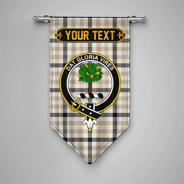 Hogg Weathered Clan Badge Tartan Gonfalon Personalize