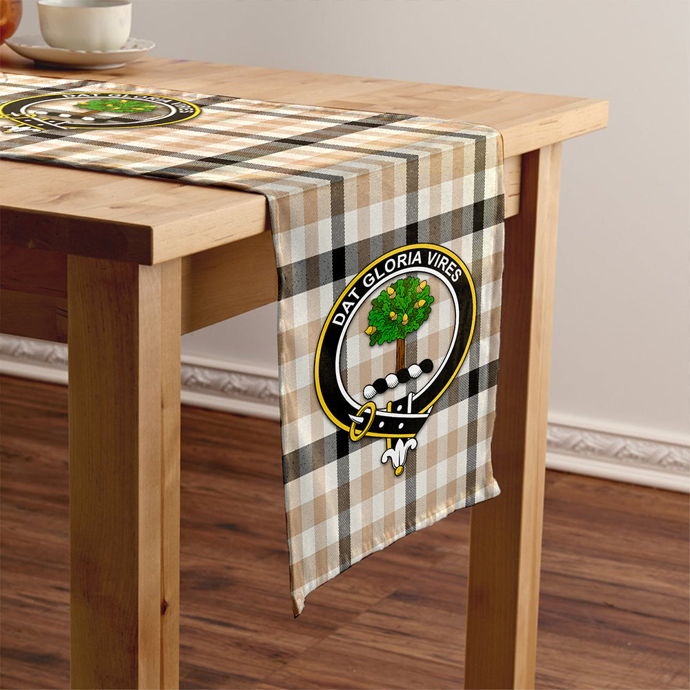 Hogg Weathered Clan Badge Tartan Table Runner