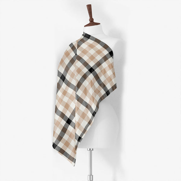 Hogarth Modern Tartan Classic Silk Habotai Square Scarf