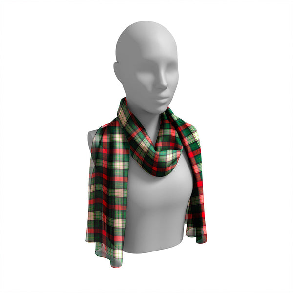 Hohenzollern Staff Tartan Classic Silk Habotai Long Scarf