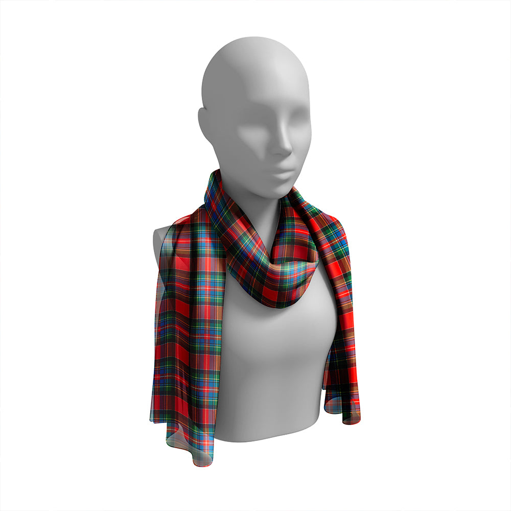 Holyrood Chair Ancient Tartan Classic Silk Habotai Long Scarf