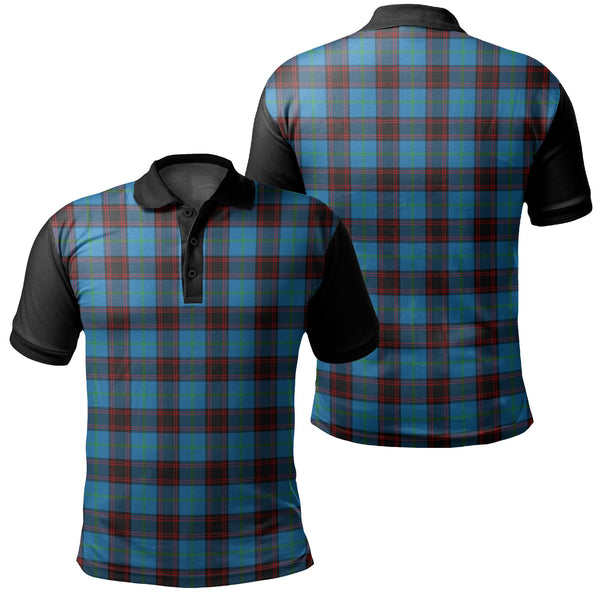 Home Ancient Tartan Classic Polo Shirt Black Neck 1 Style