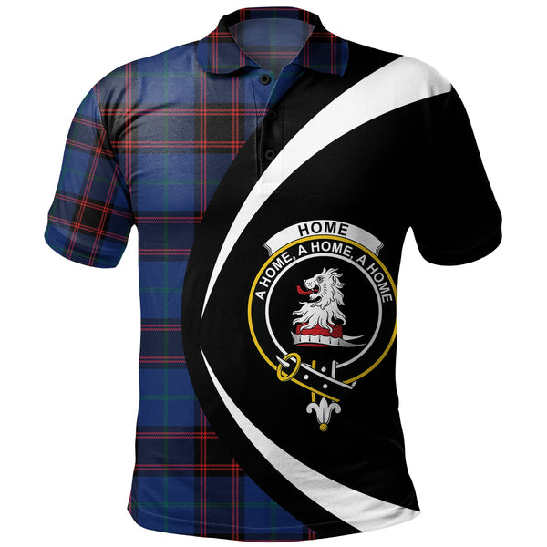 Home Modern Clan Badge Tartan Polo Shirt Circle Style Personalized