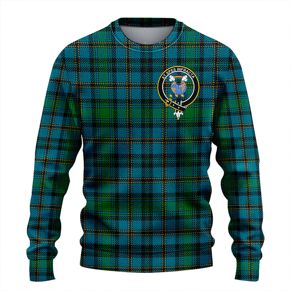 Hope Vere Ancient Clan Badge Tartan Knitted Sweater