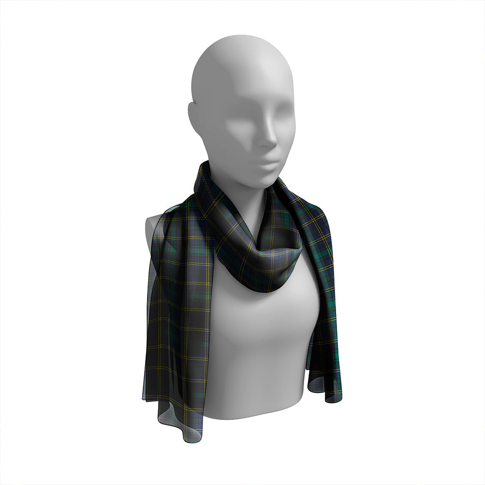 Hope Vere Modern Tartan Classic Silk Habotai Long Scarf