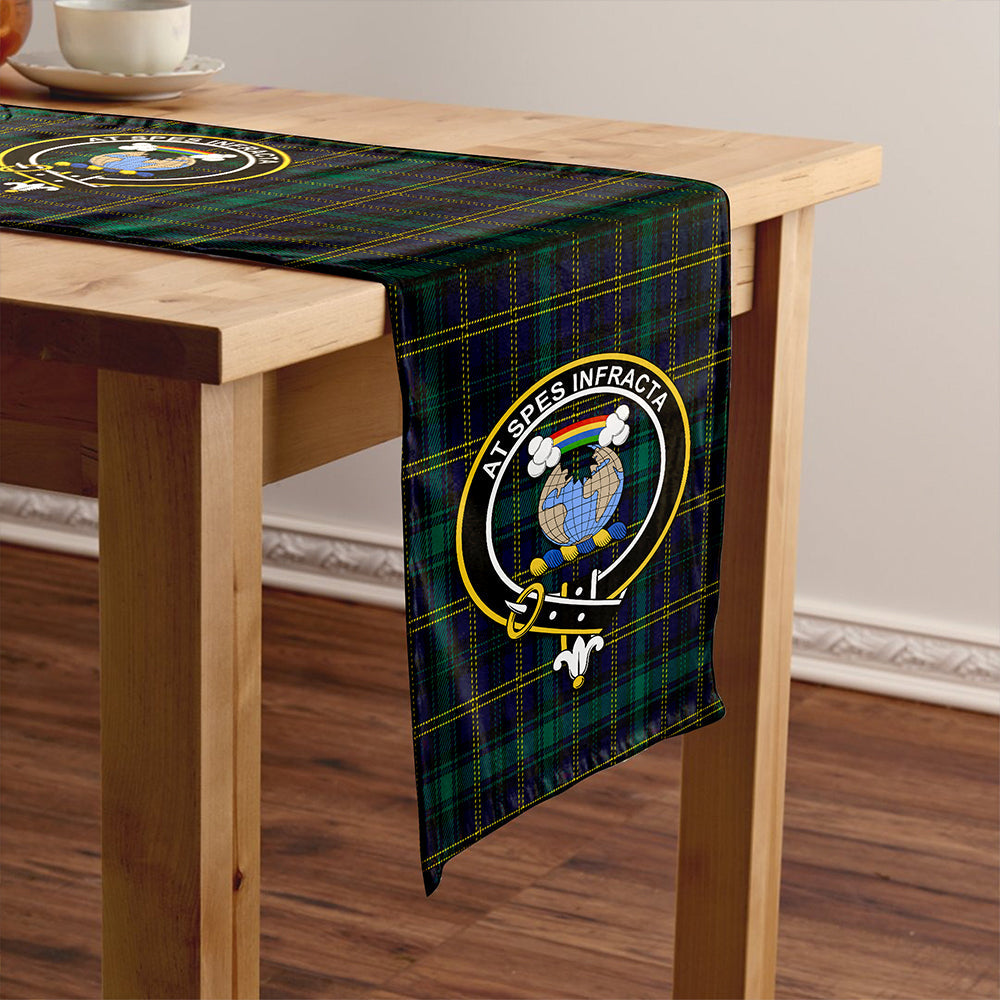 Hope Vere Modern Clan Badge Tartan Table Runner