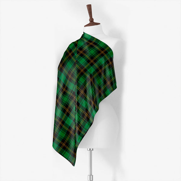 Hood Weathered Tartan Classic Silk Habotai Square Scarf