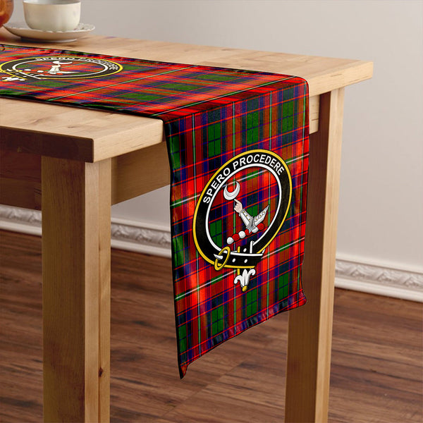 Hopkirk Clan Badge Tartan Table Runner