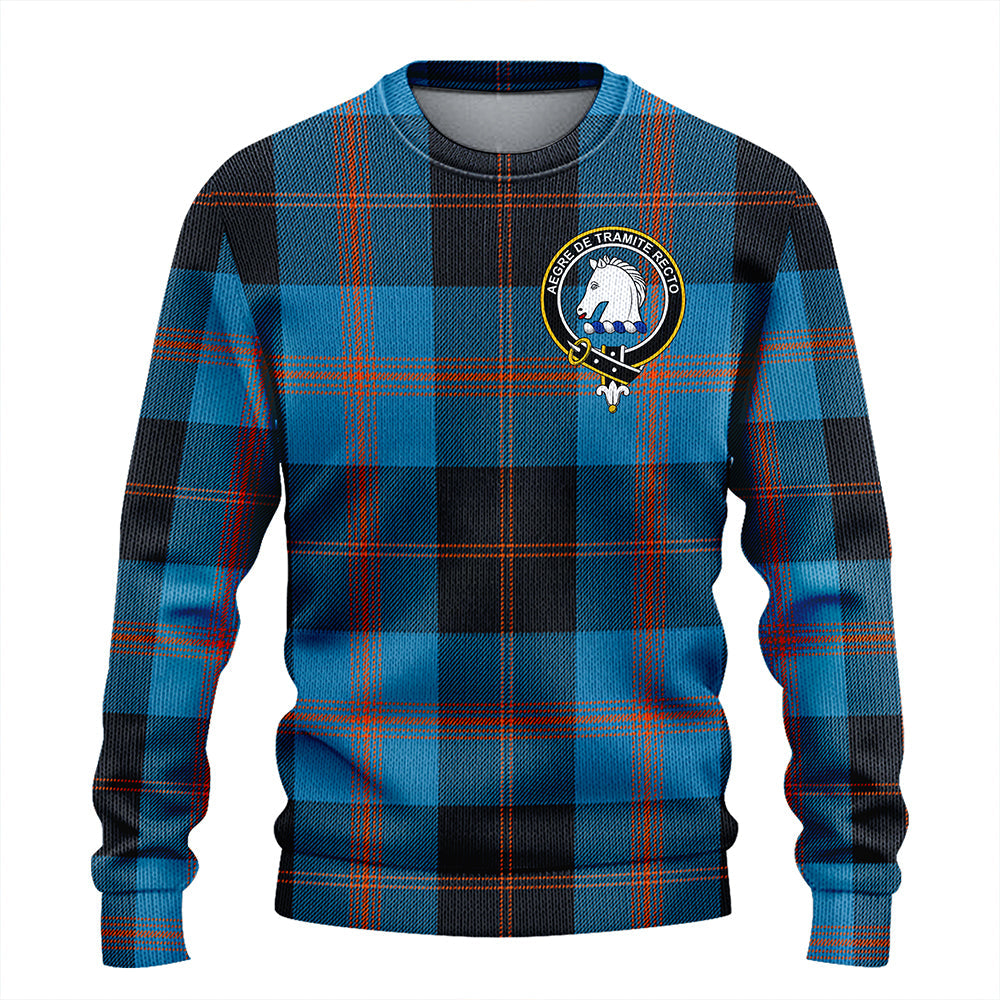 Horsburgh Clan Badge Tartan Knitted Sweater