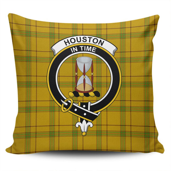 Houston Tartan Classic Crest Pillow Cover