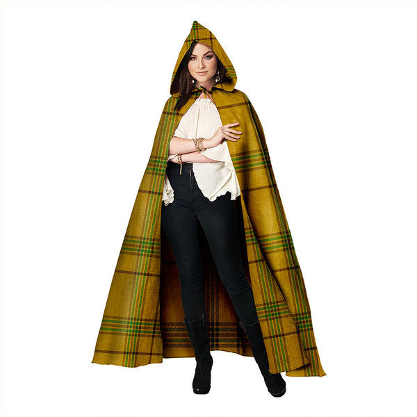 Houston Clan Badge Tartan Hooded Cloak