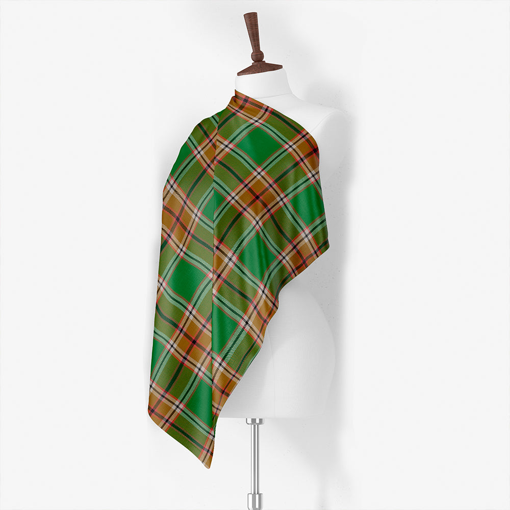 Hopetoun Weathered Tartan Classic Silk Habotai Square Scarf