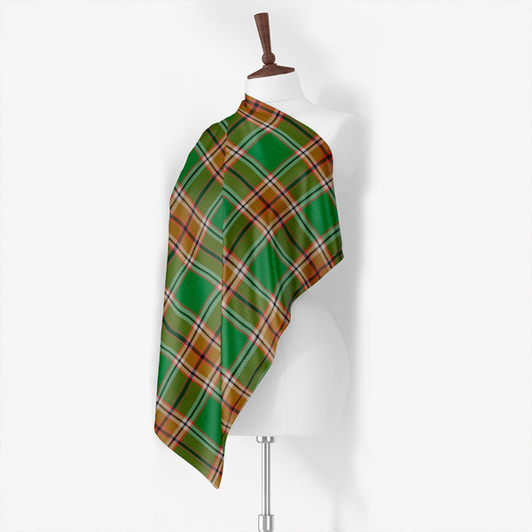 Hopetoun Weathered Tartan Classic Silk Habotai Square Scarf