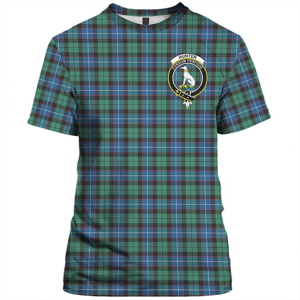 Hunter Ancient Tartan Classic Crest T-Shirt