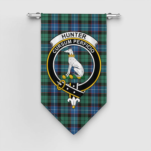 Hunter Ancient Tartan Classic Crest Gonfalon