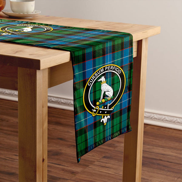 Hunter Ancient Clan Badge Tartan Table Runner