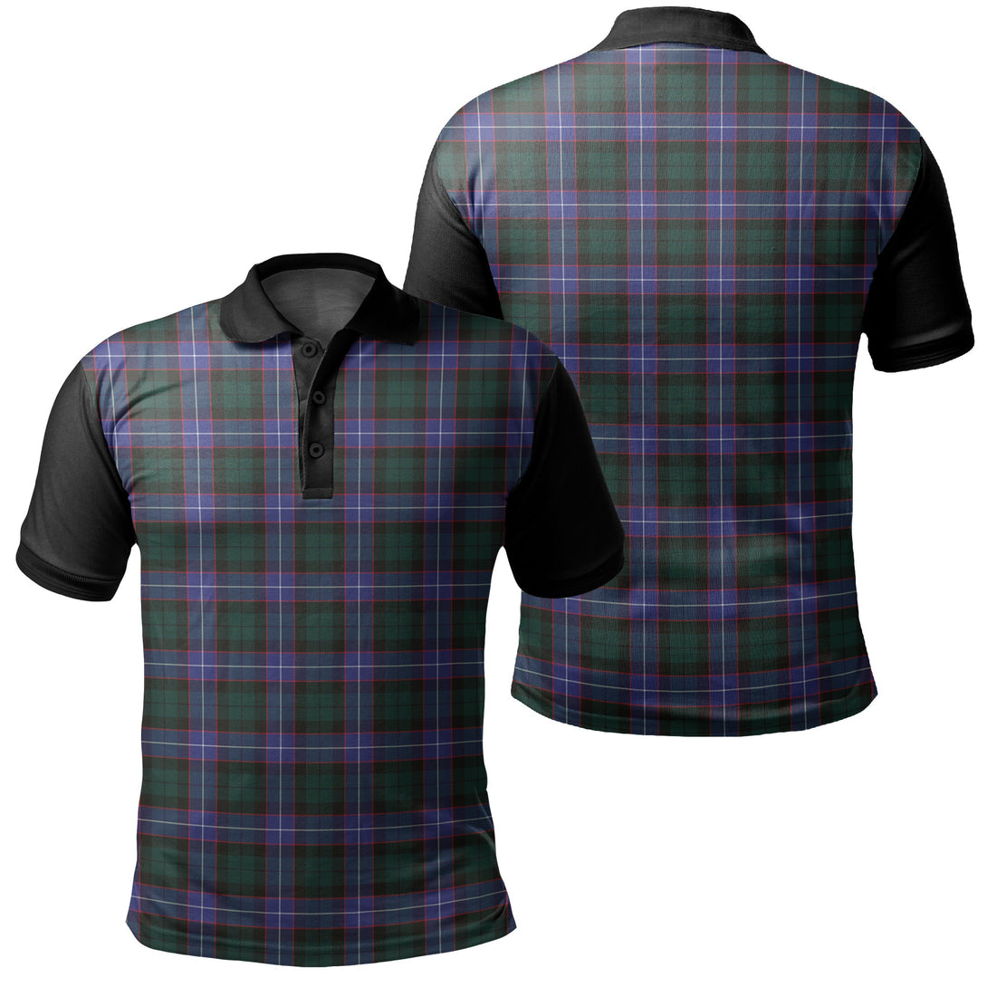 Hunter Modern Tartan Classic Polo Shirt Black Neck 1 Style