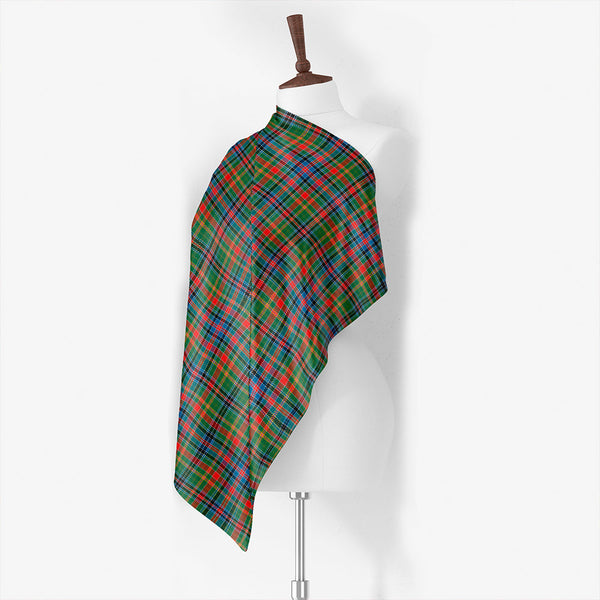 Hunter of Peebleshire Ancient Tartan Classic Silk Habotai Square Scarf