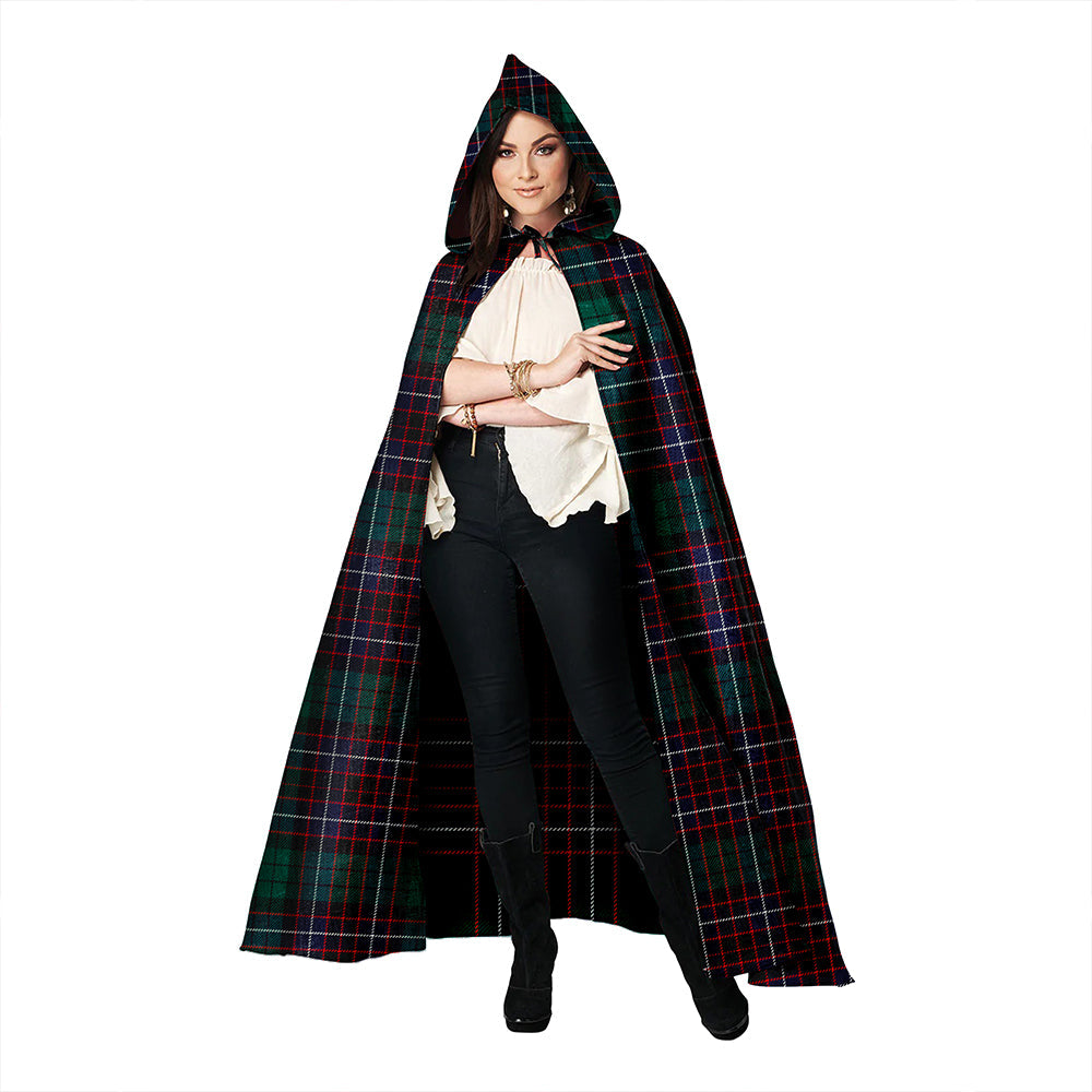 Hunter of Peebleshire Modern Clan Badge Tartan Hooded Cloak