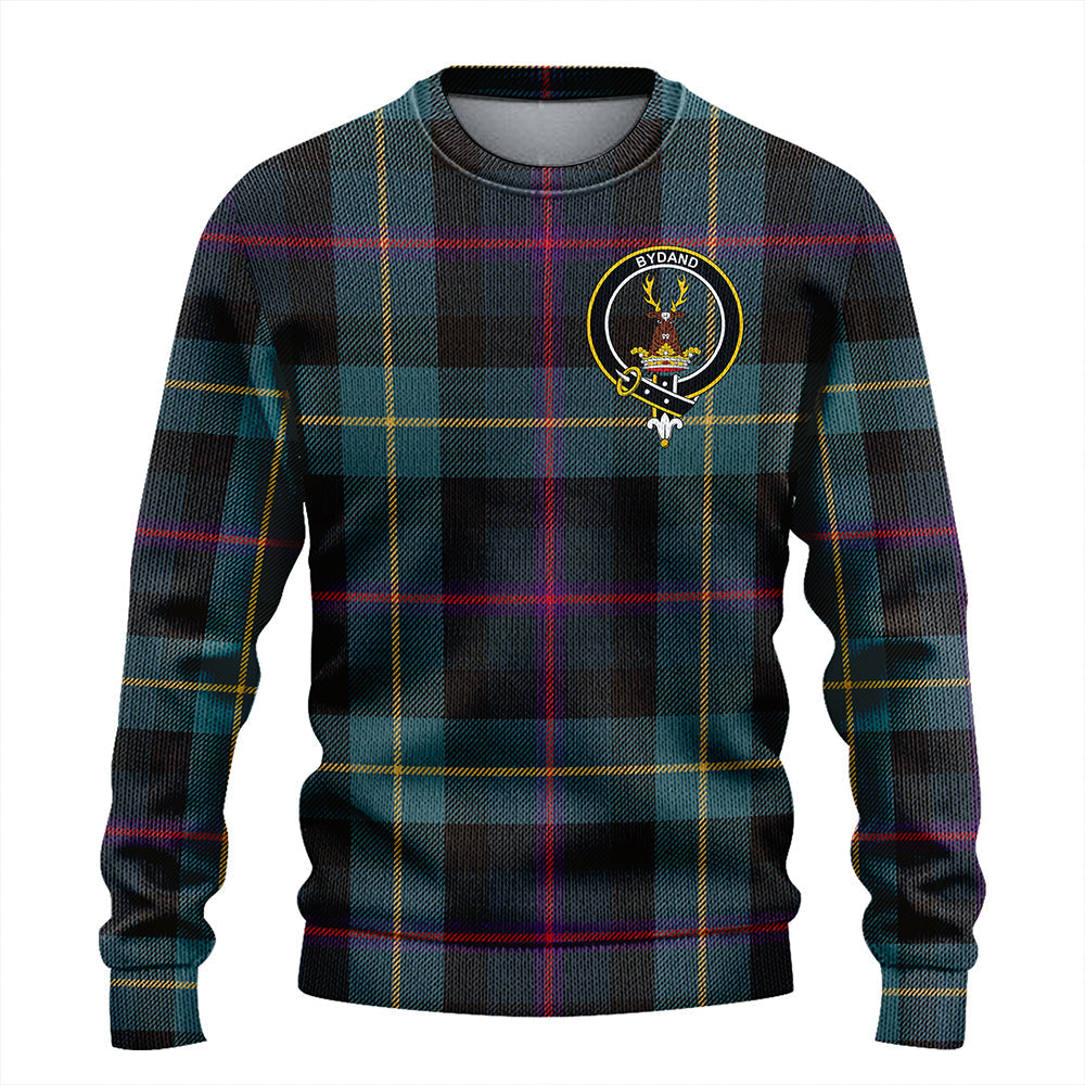 Huntly Gordon Gathering 2000 Weathered Clan Badge Tartan Knitted Sweater