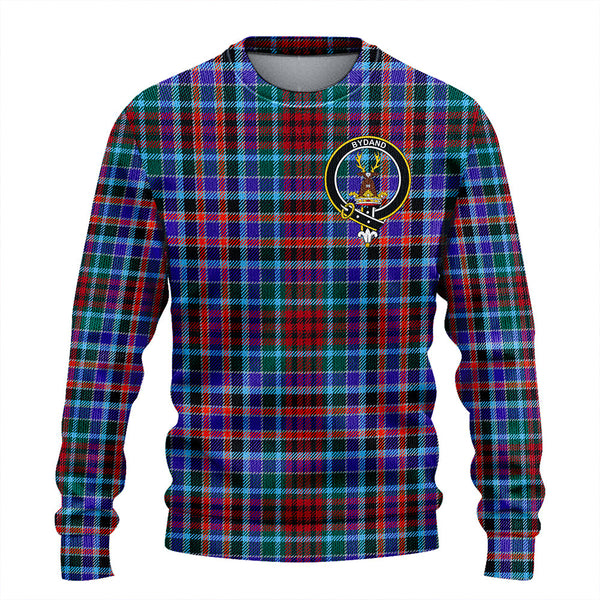 Huntly Modern Clan Badge Tartan Knitted Sweater