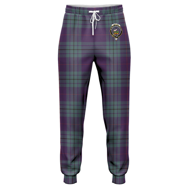 Hutton Weathered Clan Badge Tartan Jogger Pants