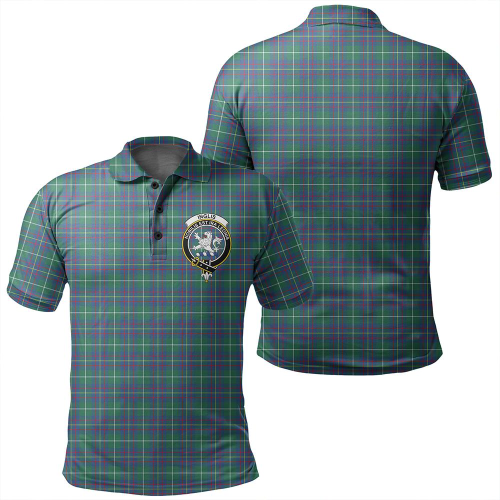 Inglis Ancient Tartan Classic Crest Polo Shirt