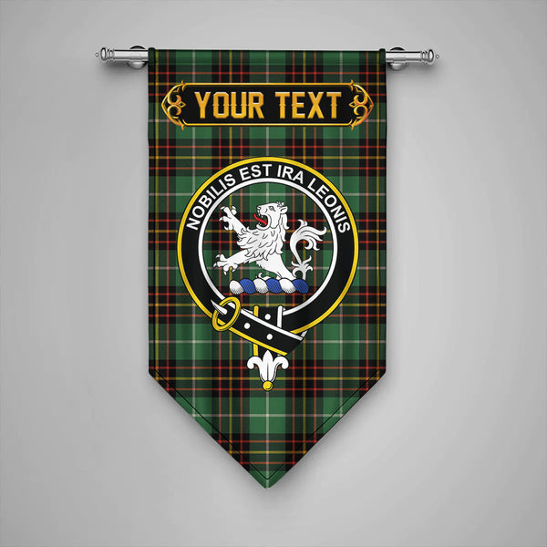 Inglis Ancient Clan Badge Tartan Gonfalon Personalize