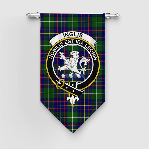 Inglis Modern Tartan Classic Crest Gonfalon