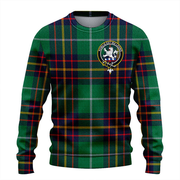 Inglis Modern Clan Badge Tartan Knitted Sweater