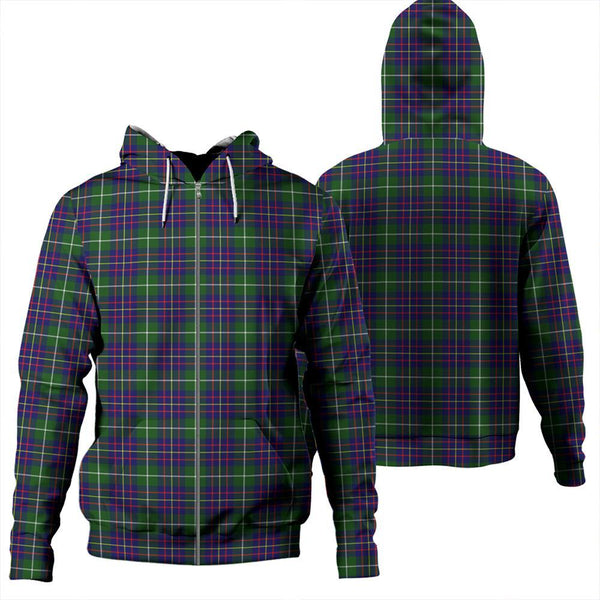 Inglis Modern Tartan Classic Zipper Hoodie