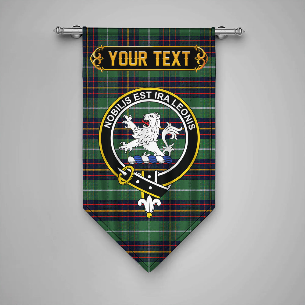 Inglis Modern Clan Badge Tartan Gonfalon Personalize