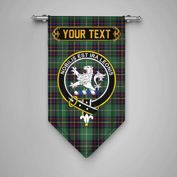 Inglis Modern Clan Badge Tartan Gonfalon Personalize