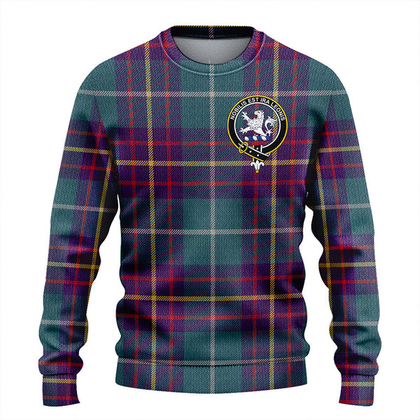 Inglis Weathered Clan Badge Tartan Knitted Sweater