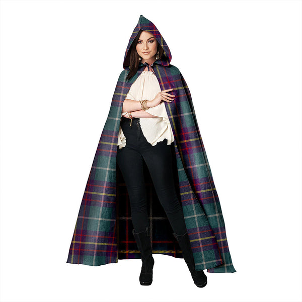 Inglis Weathered Clan Badge Tartan Hooded Cloak