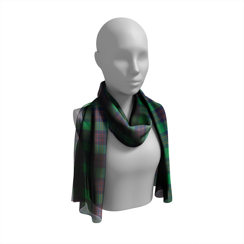 Inkster Modern Tartan Classic Silk Habotai Long Scarf