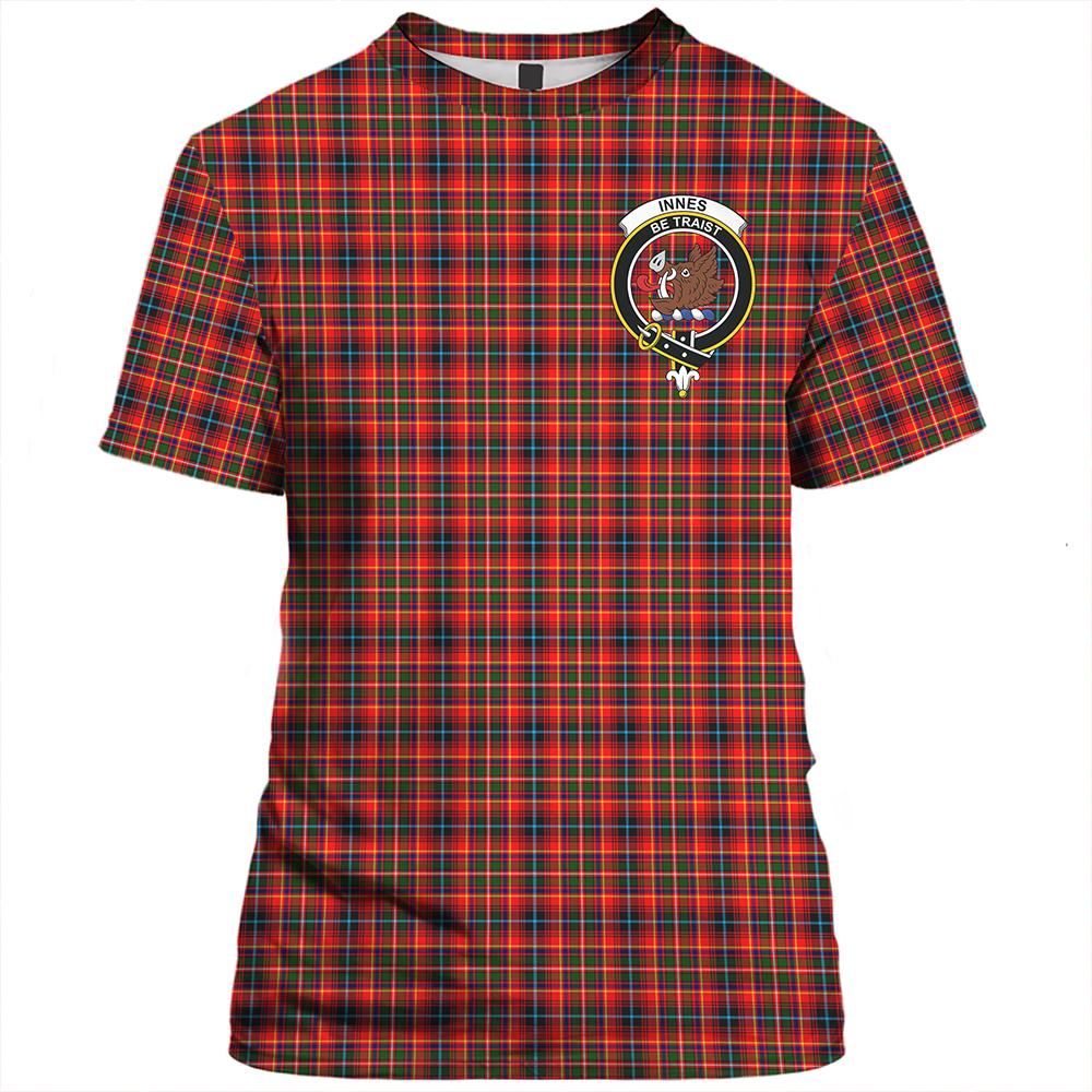 Innes Modern Tartan Classic Crest T-Shirt