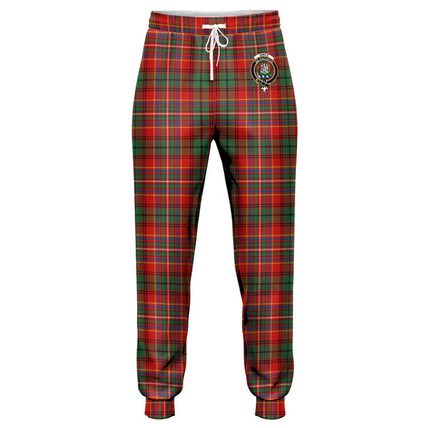 Innes Clan Badge Tartan Jogger Pants