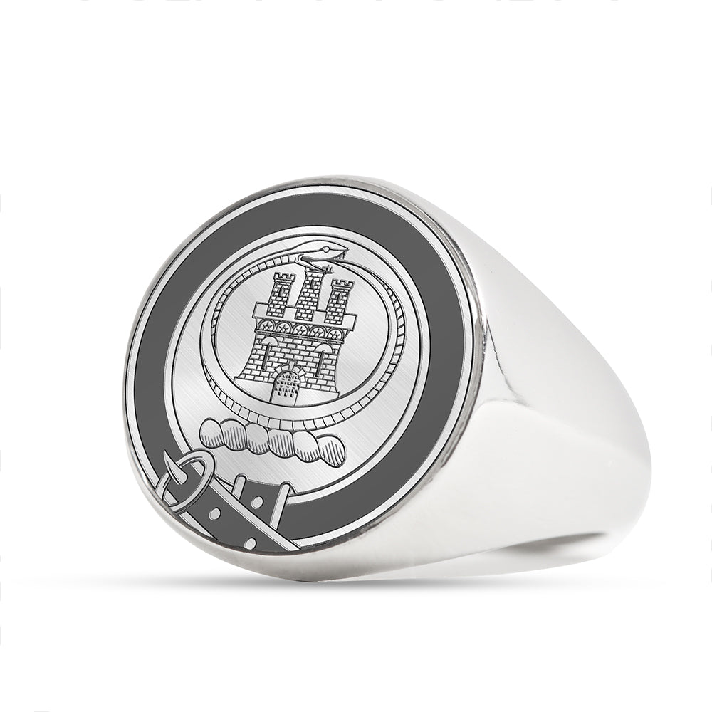 Innes Clan Badge Engraved Signet Ring