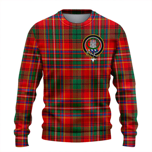 Innes Dress Dance Clan Badge Tartan Knitted Sweater