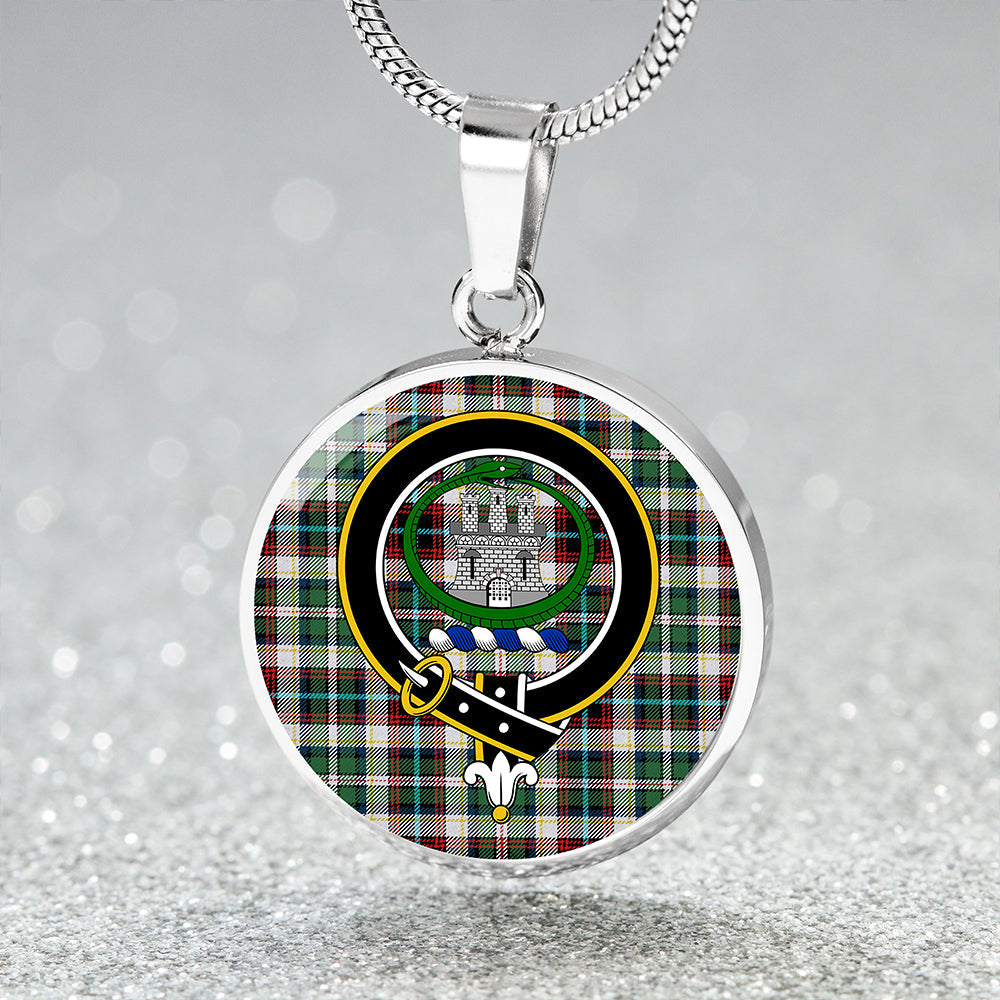 Innes Dress Dance Clan Badge Tartan Classic Circle Necklace