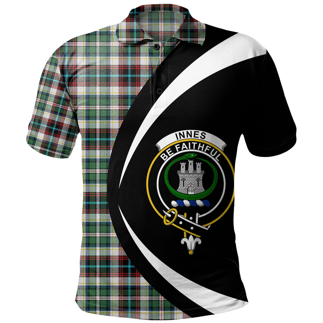 Innes Dress Dance Clan Badge Tartan Polo Shirt Circle Style Personalized