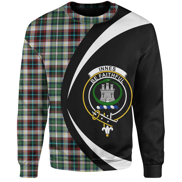 Innes Dress Dance Clan Badge Tartan Sweatshirt Circle Style Personalized