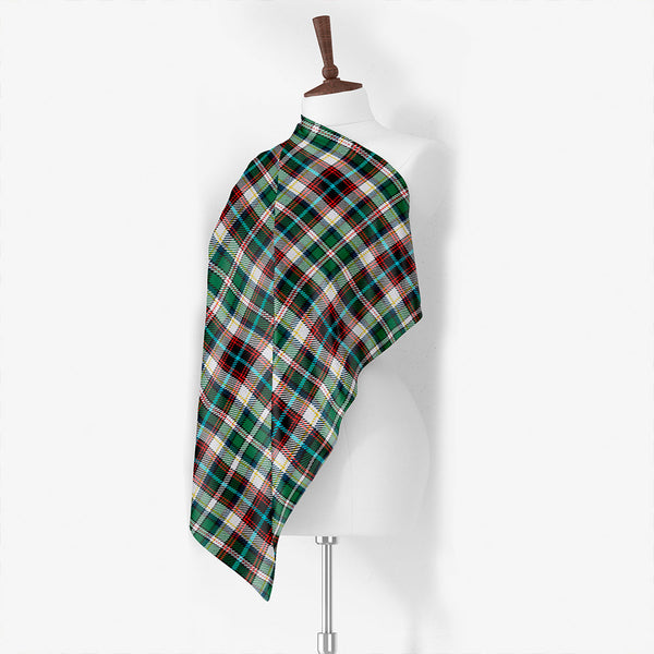 Inkster Weathered Tartan Classic Silk Habotai Square Scarf