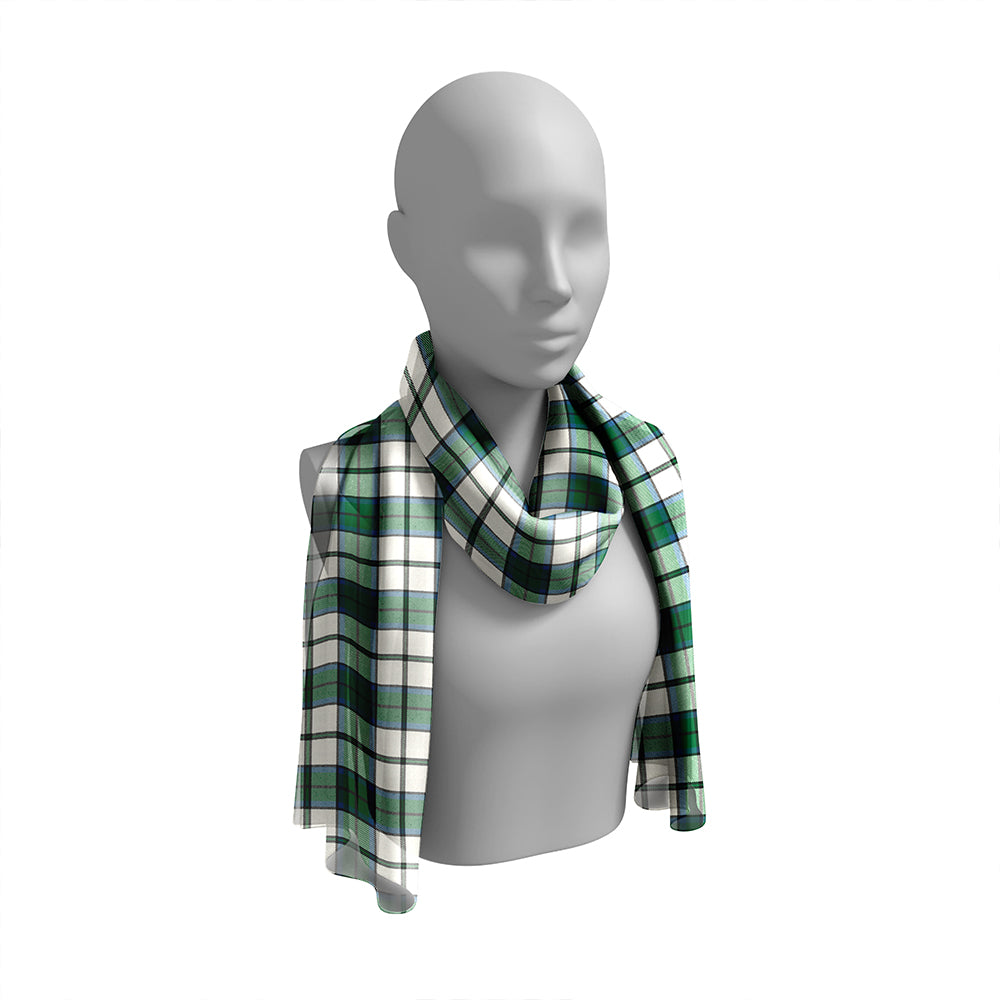 Innes Green Dress Ancient Tartan Classic Silk Habotai Long Scarf