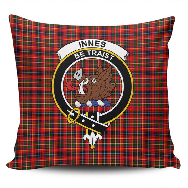 Innes Modern Tartan Classic Crest Pillow Cover