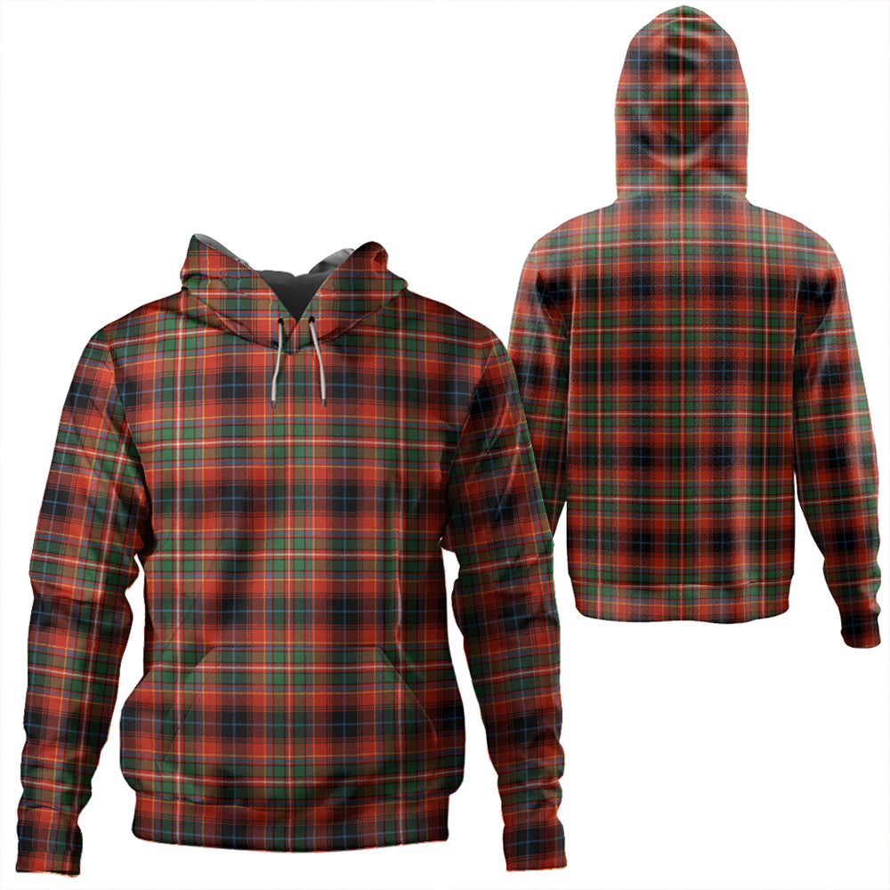 Innes Red Ancient Tartan Classic Hoodie