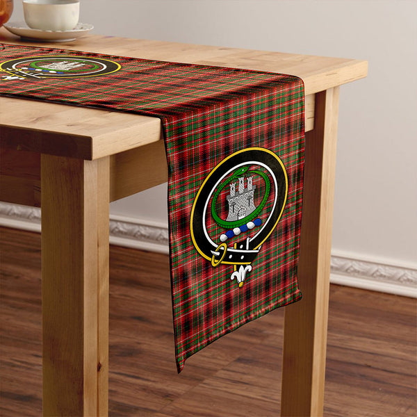 Innes of Cowie Modern Clan Badge Tartan Table Runner